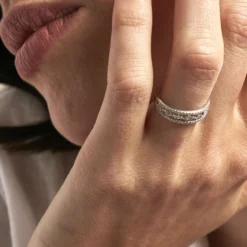 Bague Veca Or Blanc Diamant