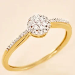 Bague Veranina Or Jaune Diamant