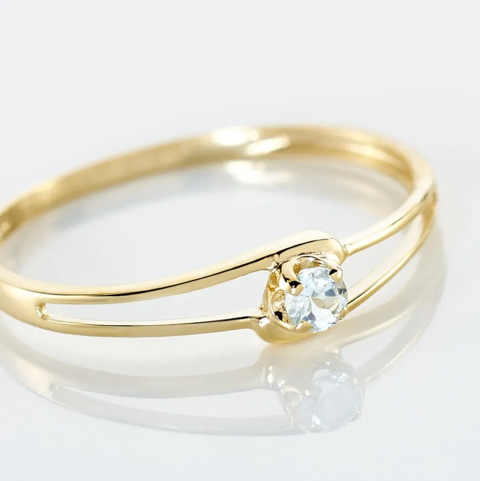 Bague Veroucha Or Jaune Topaze