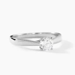 Bague Vicoeuria Ld Platine Blanc Diamant Synthétique