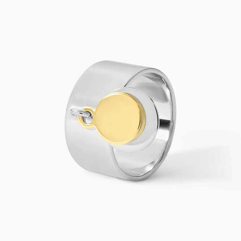 Bague Vittorina Argent Bicolore