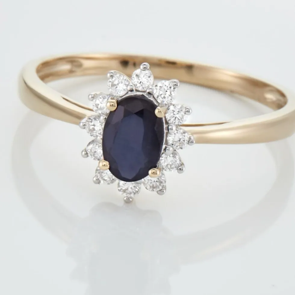 Bague Vladimir Or Jaune Saphir