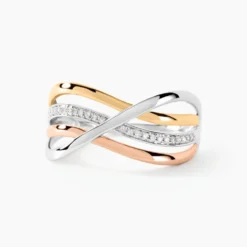 Bague Volya Or Tricolore Diamant