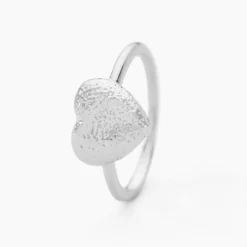 Bague With Love Argent Blanc