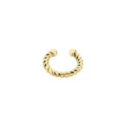 Bijou D'oreille Unitaire Jameela Plaqué Or Jaune