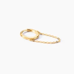 Bijou D'oreille Unitaire Or Jaune Brittani