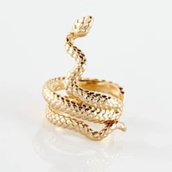 Bijou D'oreille Unitaire Silohe Plaqué Or Jaune