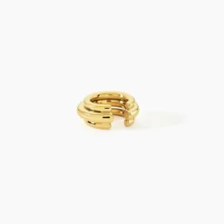 Bijoux D'Oreilles Mamamia Acier Jaune