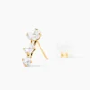 Bijoux D'oreilles Raffaele Or Jaune Oxyde De Zirconium