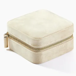 Boite à Bijou Tissu Beige