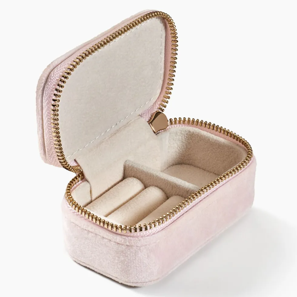 Boite à Bijou Tissu Rose