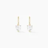 Boucles D'oreilles Djimmy Or Jaune Oxyde