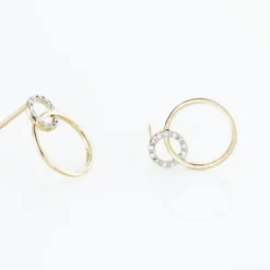 Boucles D'oreilles Or Jaune Achim Diamants
