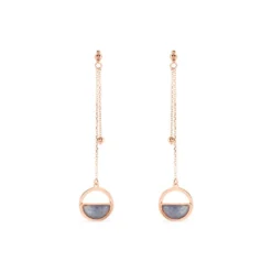 Boucles D'oreilles Or Jaune Cendra Forme Cercle