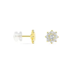 Boucles D'oreilles Or Jaune Darice Oxydes