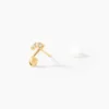 Boucles D'oreilles Or Jaune Xavierine Oxydes