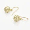 Boucles D'oreilles Pendantes Fidelia Boules Or Jaune