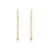 Boucles D'oreilles Pendantes Vienne Or Jaune Oxyde De Zirconium