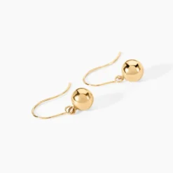 Boucles D'oreilles Pendantes Euriell Argent Blanc