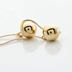 Boucles D'oreilles Pendantes Euriell Argent Blanc