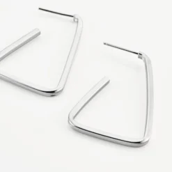 Boucles D'oreilles Pendantes Argent Blanc Timothea