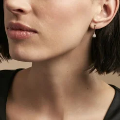 Boucles D'oreilles Pendantes Pear C Or Jaune Diamant