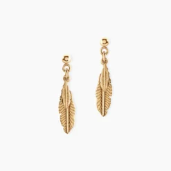 Boucles D'oreilles Pendantes Plaqué Or Kai