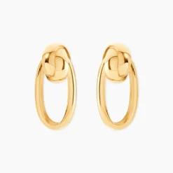 Boucles D'Oreilles Pendantes Daphney Or Jaune