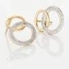 Boucles D'oreilles Pendantes Daniyah Or Jaune Diamant