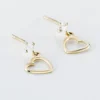 Boucles D'oreilles Pendantes Euria Cœur Or Jaune