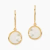 Boucles D'oreilles Pendantes Joana Or Jaune Nacre