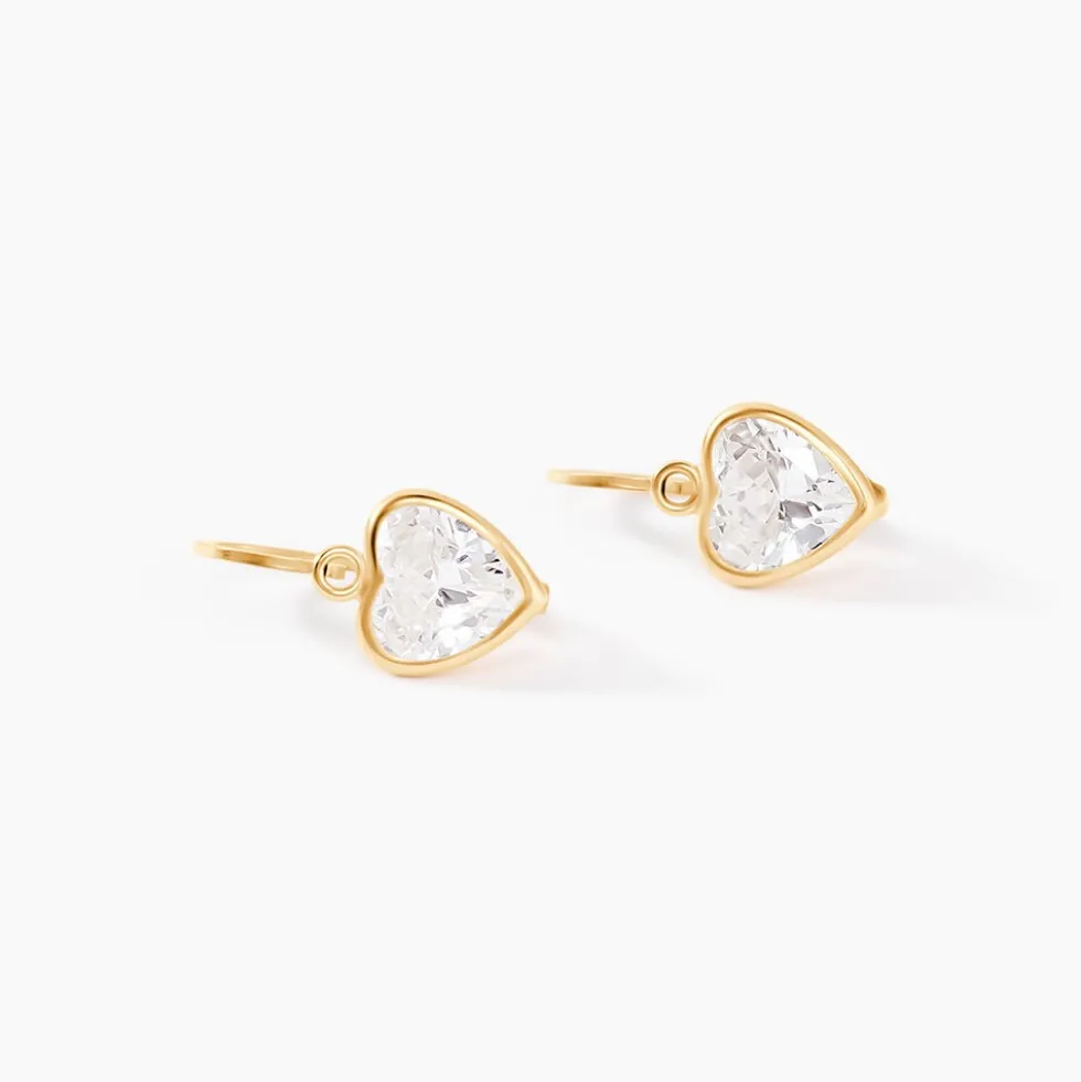 Boucles D'oreilles Pendantes Gredel Or Jaune Oxyde