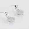 Boucles D'oreilles Pendantes Lisyae Or Blanc Diamant
