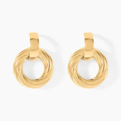 Boucles D'Oreilles Pendantes Jamesina Or Jaune