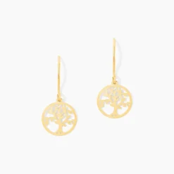 Boucles D'Oreilles Pendantes Gorden Or Jaune
