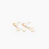 Boucles D'oreilles Pendantes Alphonsine Etoile Or Jaune
