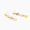 Boucles D'Oreilles Pendantes Evert Or Jaune