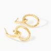 Boucles D'Oreilles Pendantes Chafik Or Jaune