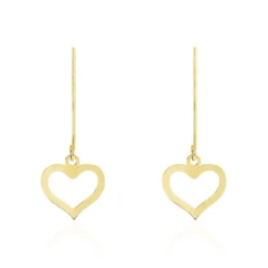 Boucles D'oreilles Pendantes Or Jaune