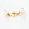Boucles D'oreilles Pendantes Sibylle Or Jaune Perle De Culture