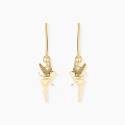 Boucles D'oreilles Pendantes Fee Or Jaune