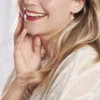 Boucles D'oreilles Pendantes Letizia Argent Rose