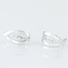 Boucles D'oreilles Puces Aelis Or Blanc Diamant