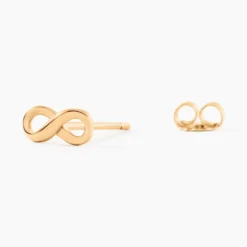 Boucles D'oreilles Puces Ajna Plaqué Or Jaune