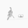 Boucles D'oreilles Puces Alma Argent Blanc Oxyde De Zirconium