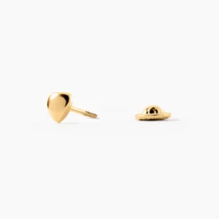 Boucles D'oreilles Puces Arisaema Or Jaune