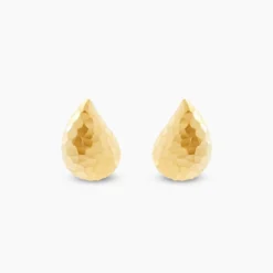 Boucles D'Oreilles Puces Aziz Or Jaune