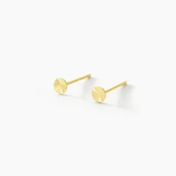 Boucles D'oreilles Puces Berangere Cercle Or Jaune