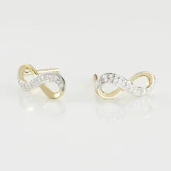 Boucles D'oreilles Puces Chacha Or Jaune Diamant