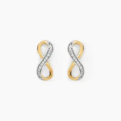 Boucles D'oreilles Puces Chacha Or Jaune Diamant